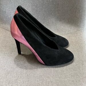 SEE BY CHLOE Damen Suede Metallic Pumps Size 8